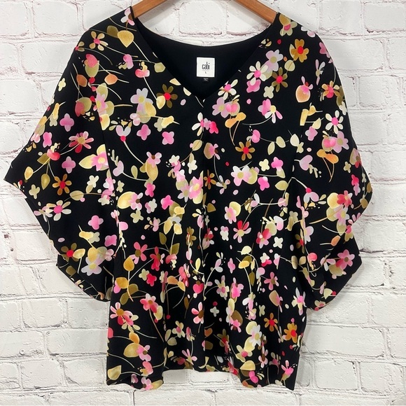 CAbi Limited Edition Charm Blouse - Floral Dolman Sleeve - EUC - Picture 10 of 11